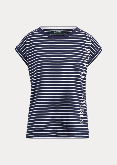 Dámské Košile Ralph Lauren Logo Cotton-Blend - 70985-JQDR